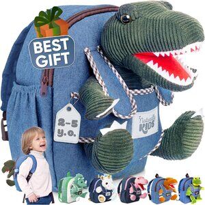 CUTE Blue Dinosaur Backpack NWOT